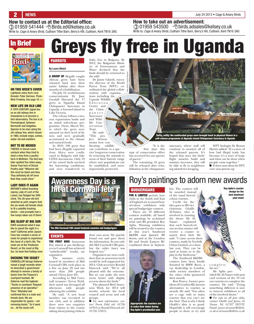 Cage & Aviary Birds Preview Pages