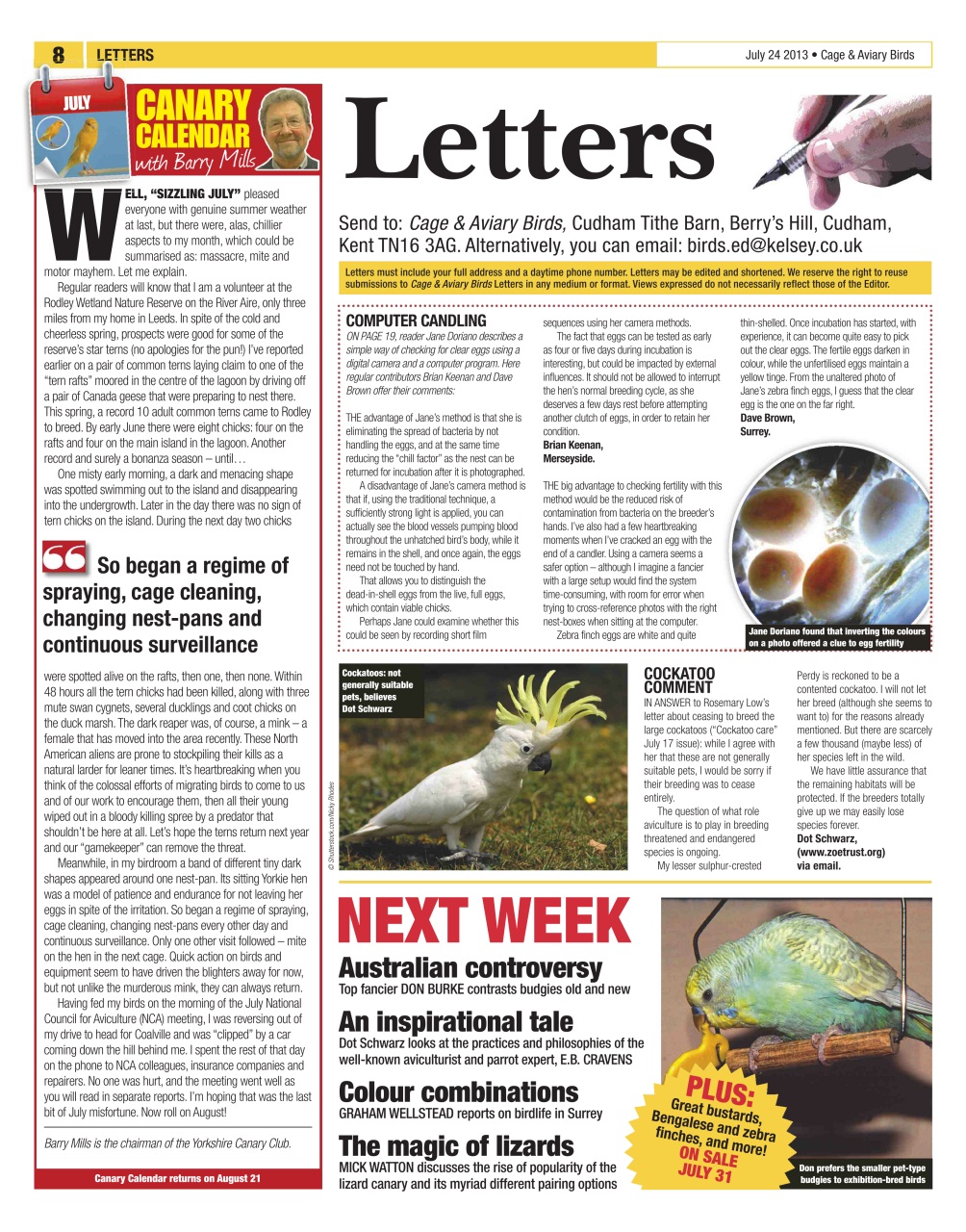 Cage & Aviary Birds Preview Pages