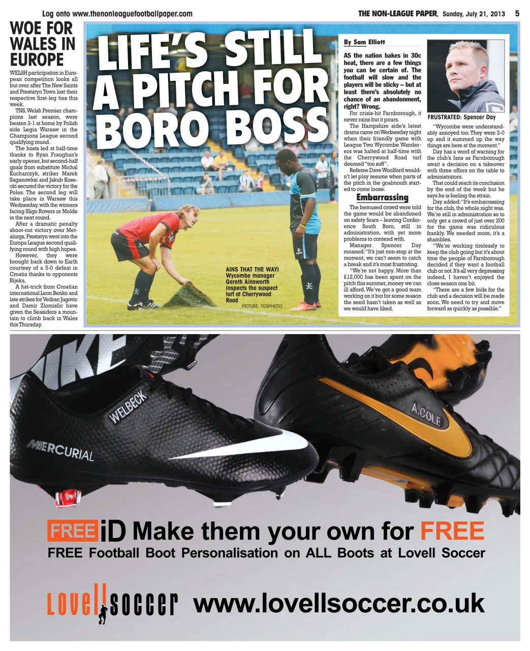 The Non-League Football Paper Preview Pages