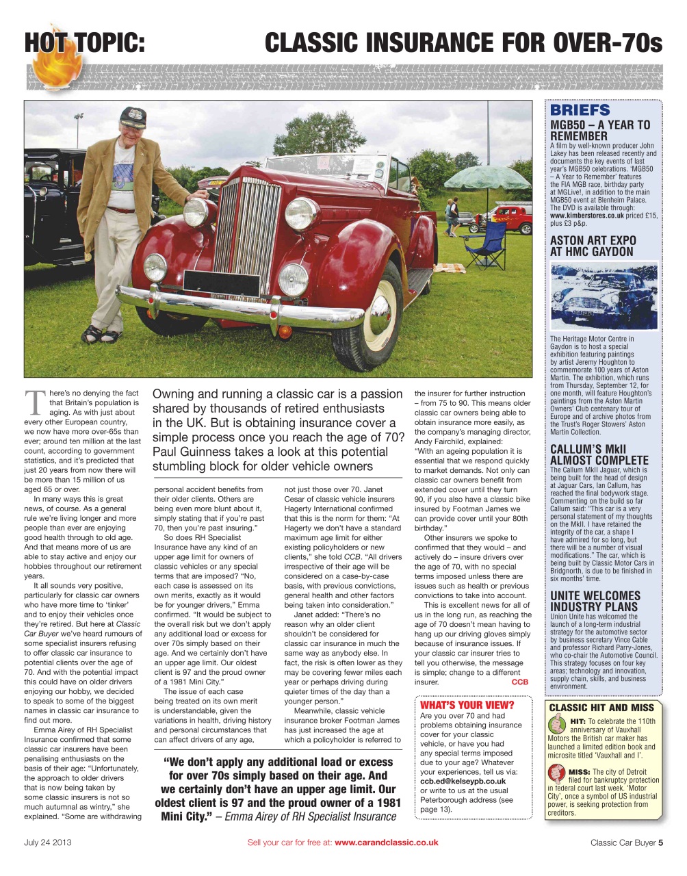 Classic Car Buyer Preview Pages