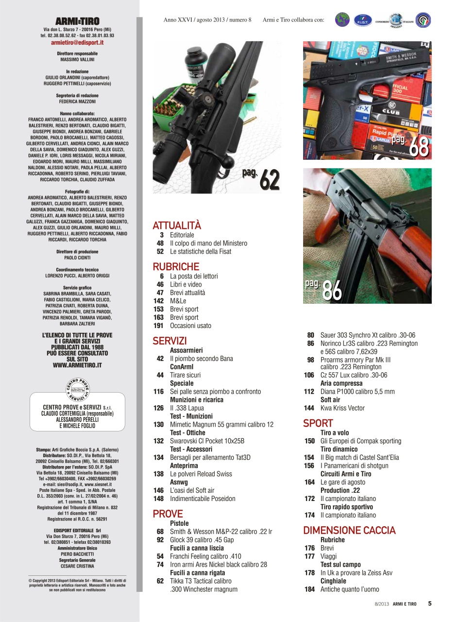 Armi E Tiro Preview Pages