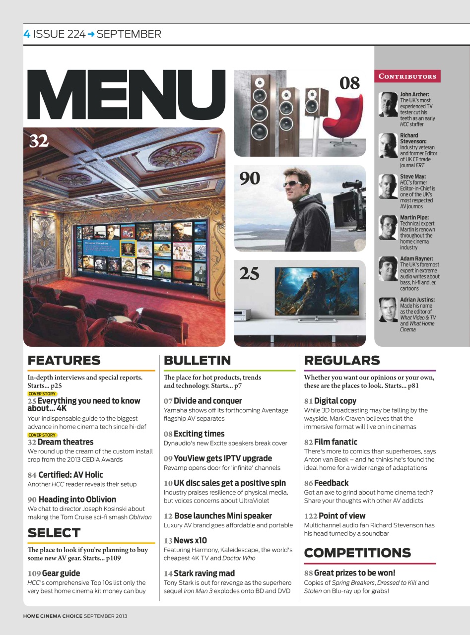 Home Cinema Choice Preview Pages
