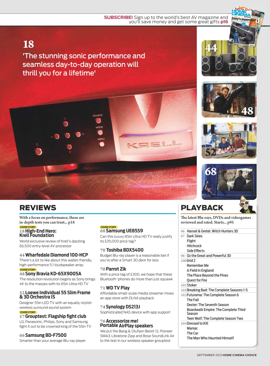 Home Cinema Choice Preview Pages