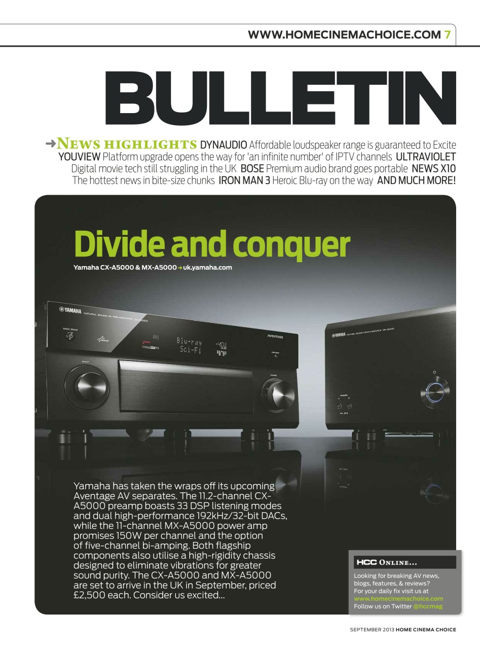 Home Cinema Choice Preview Pages