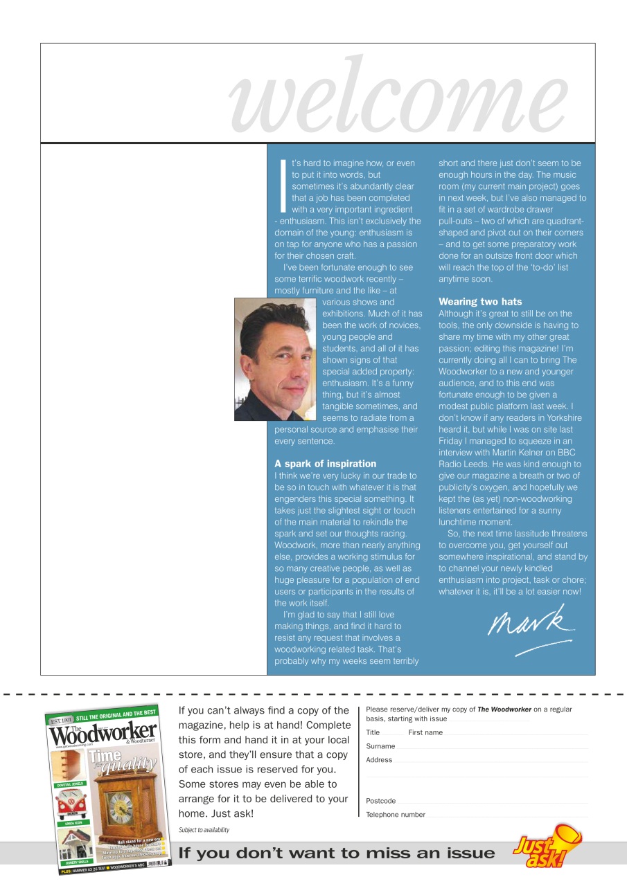 The Woodworker Magazine Preview Pages