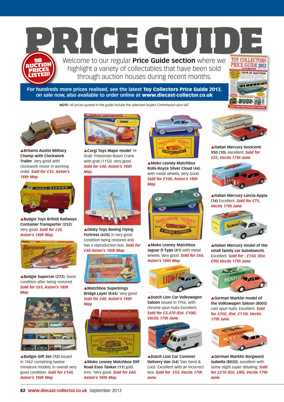 Diecast Collector Preview Pages