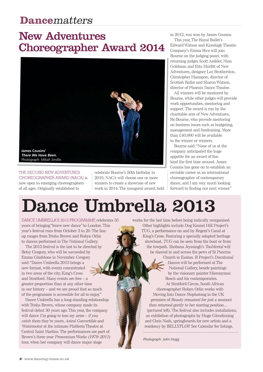 Dancing Times Preview Pages