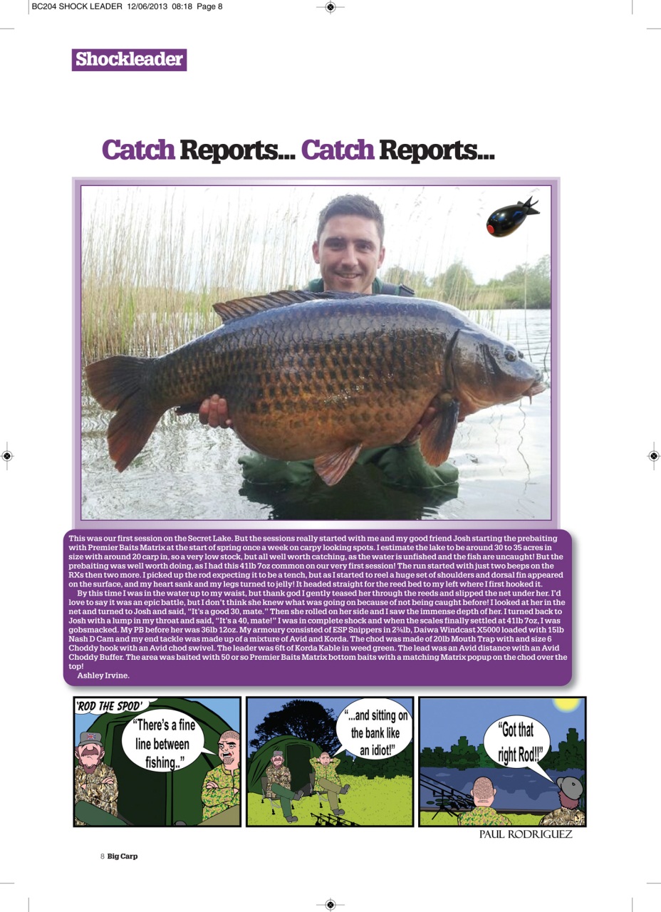Big Carp Magazine Preview Pages
