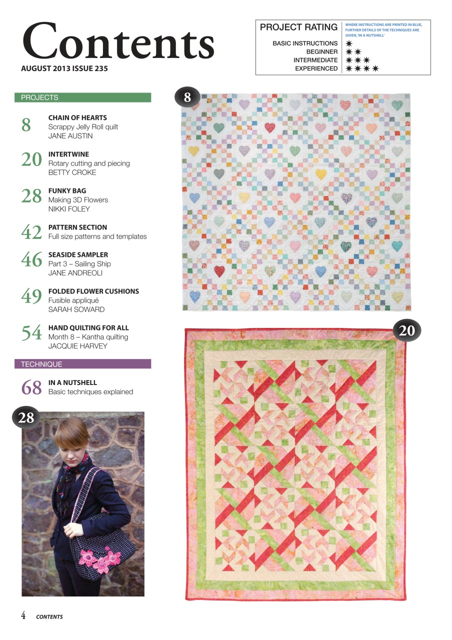 Patchwork and Quilting Preview Pages