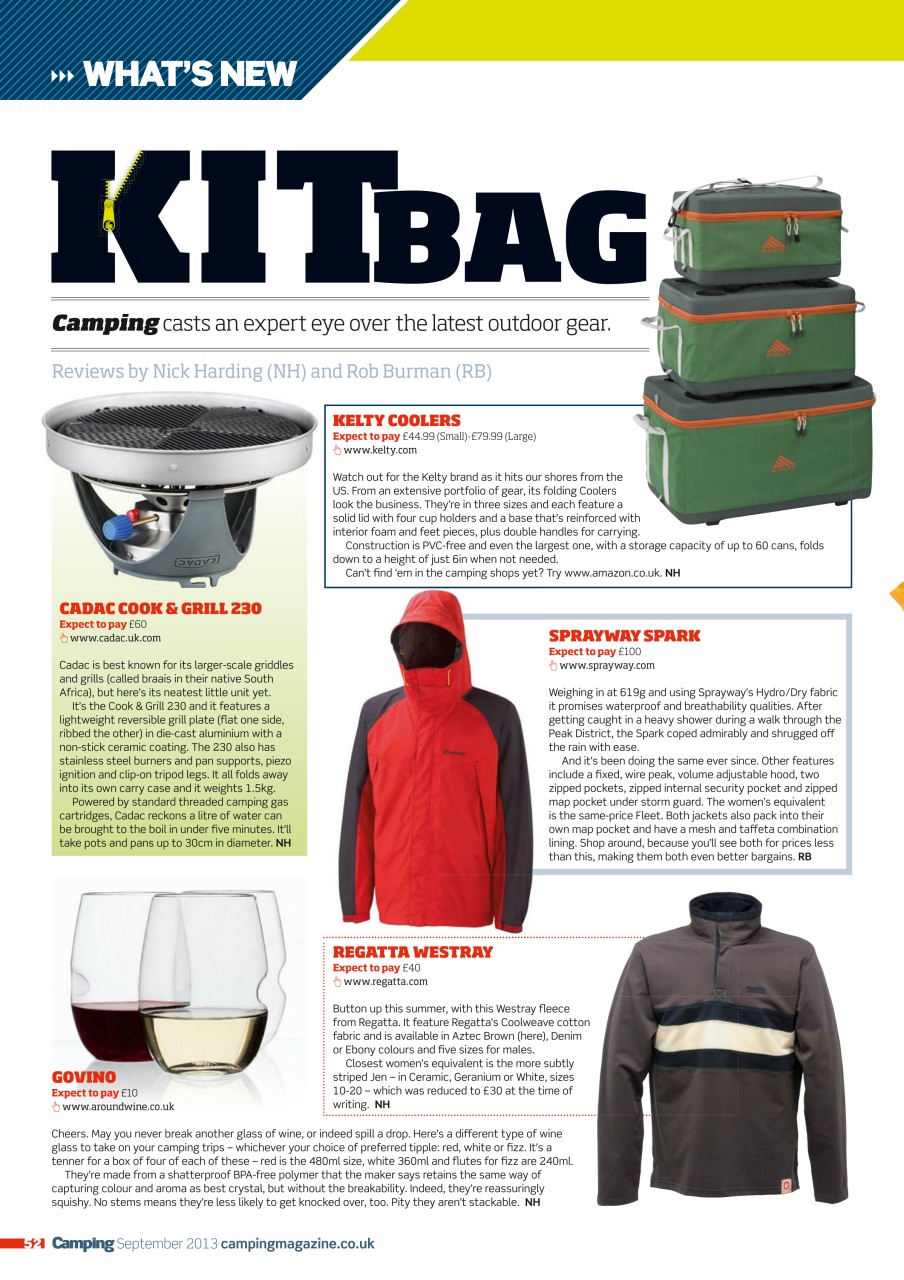 Camping Preview Pages