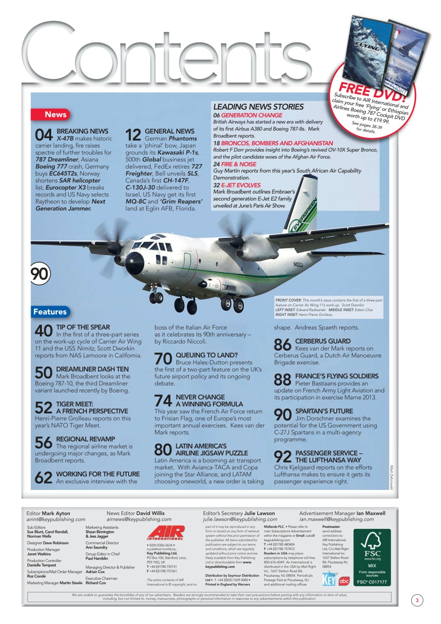 AIR International Preview Pages