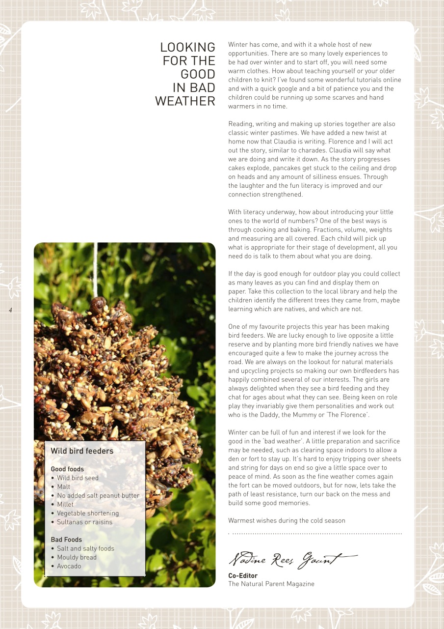 The Natural Parent Magazine Preview Pages