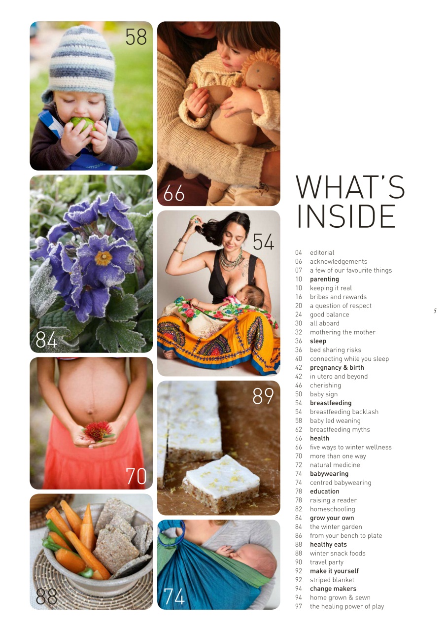 The Natural Parent Magazine Preview Pages