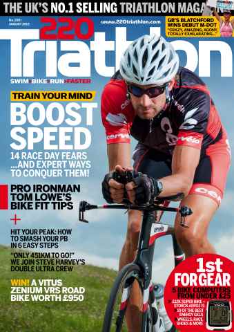 220 Triathlon Magazine issue August 2013