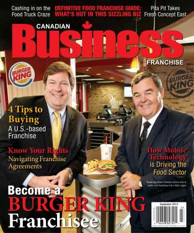 Canadian Business Franchise issue September 2013