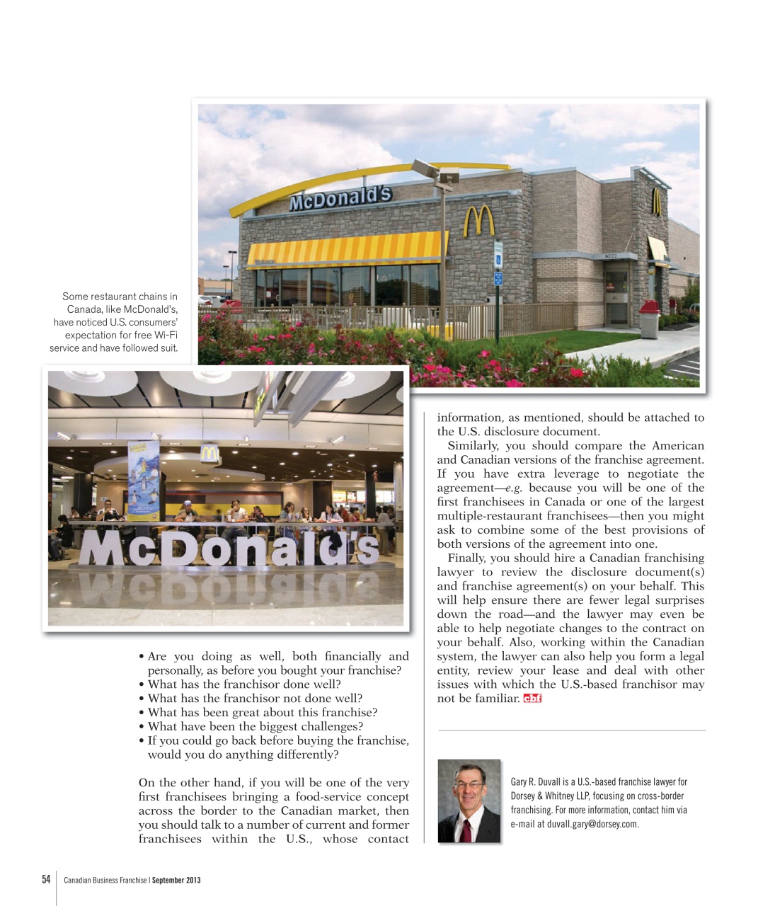 Canadian Business Franchise Preview Pages