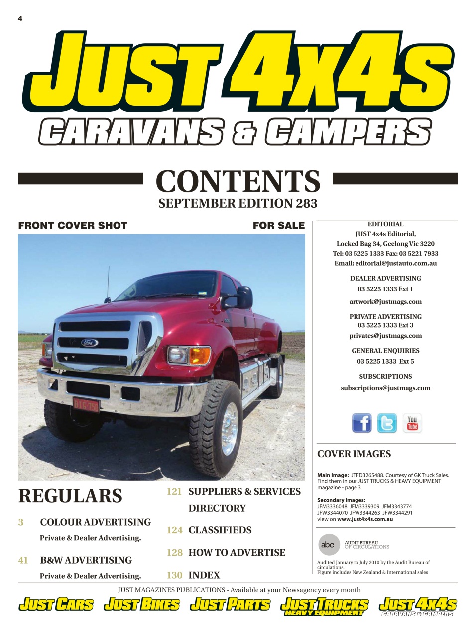JUST 4X4S Preview Pages