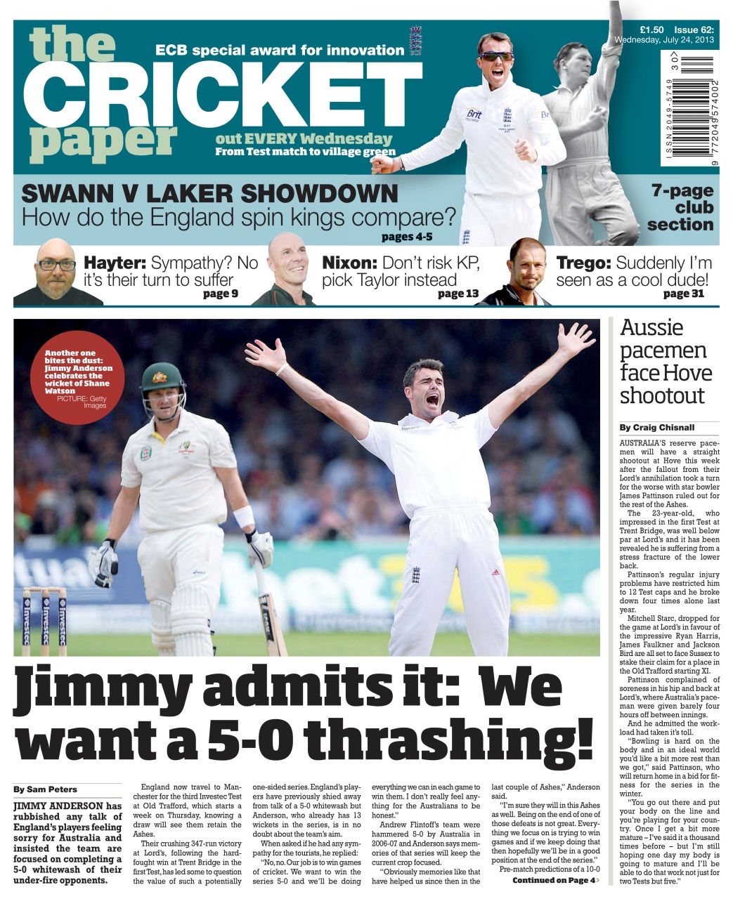 The Cricket Paper Preview Pages