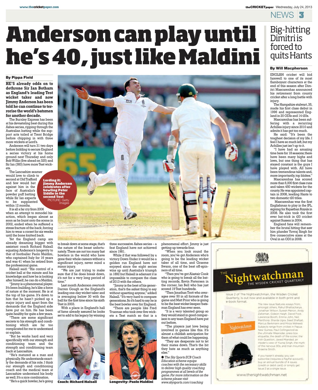The Cricket Paper Preview Pages