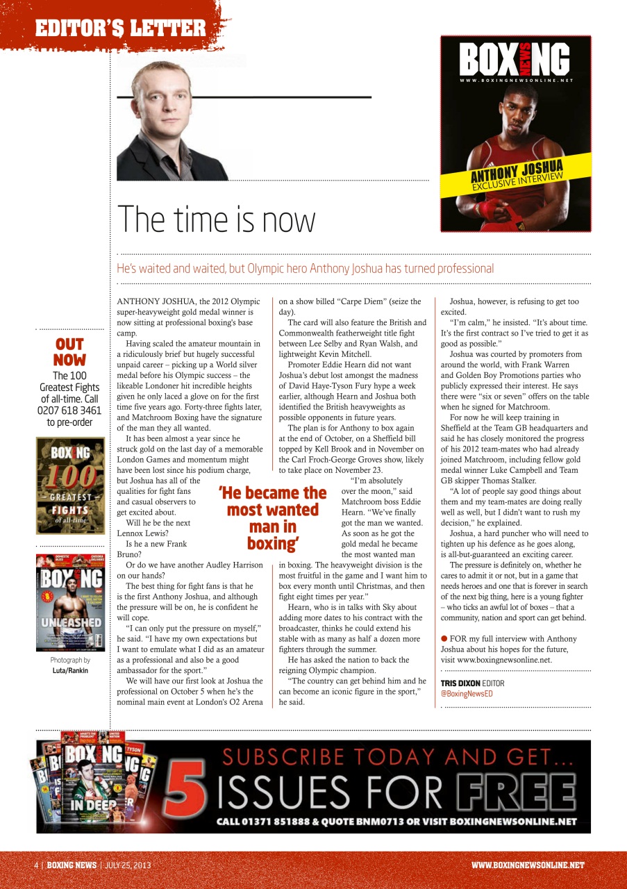 Boxing News Preview Pages