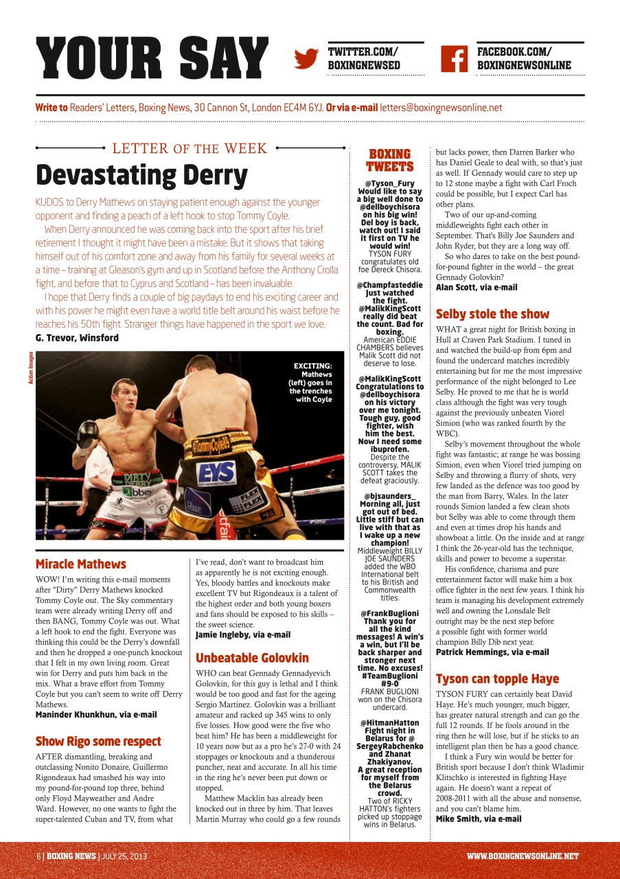 Boxing News Preview Pages
