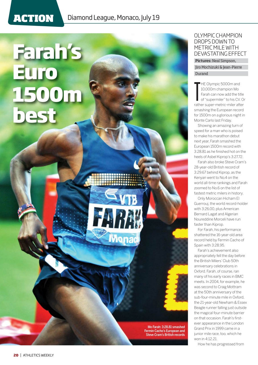 AW – Athletics Weekly Magazine Preview Pages