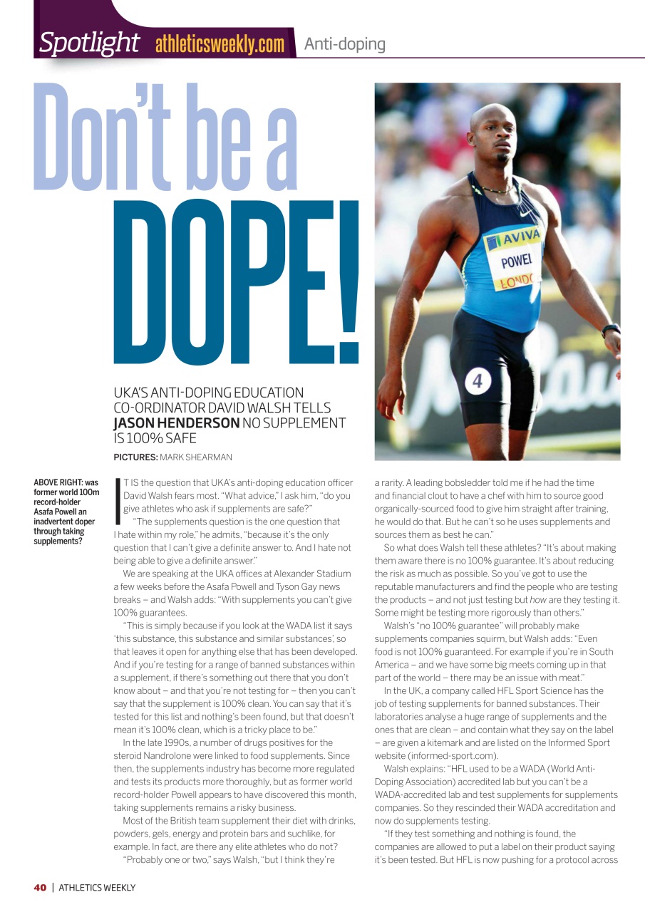 AW – Athletics Weekly Magazine Preview Pages