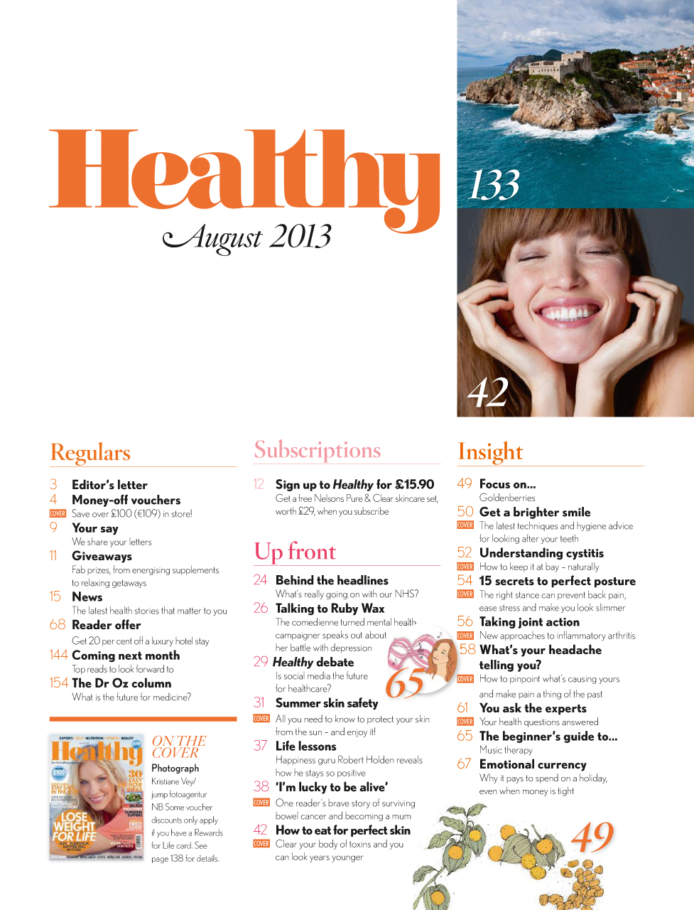 Healthy Magazine Preview Pages