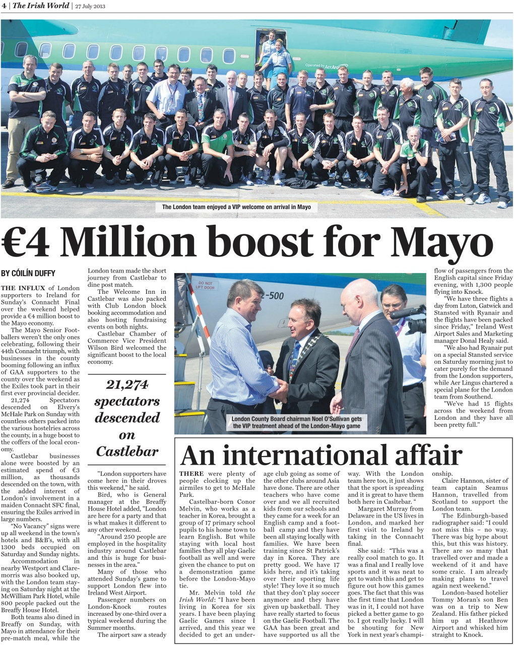 Irish World Preview Pages