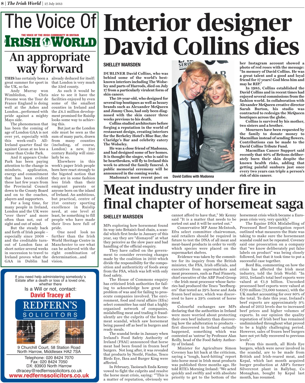 Irish World Preview Pages