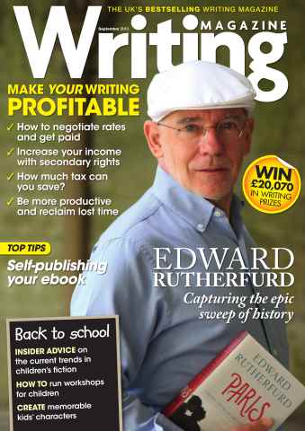 Writing Magazine issue Writing Magazine September 2013
