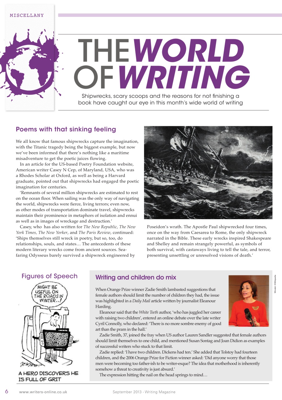 Writing Magazine Preview Pages