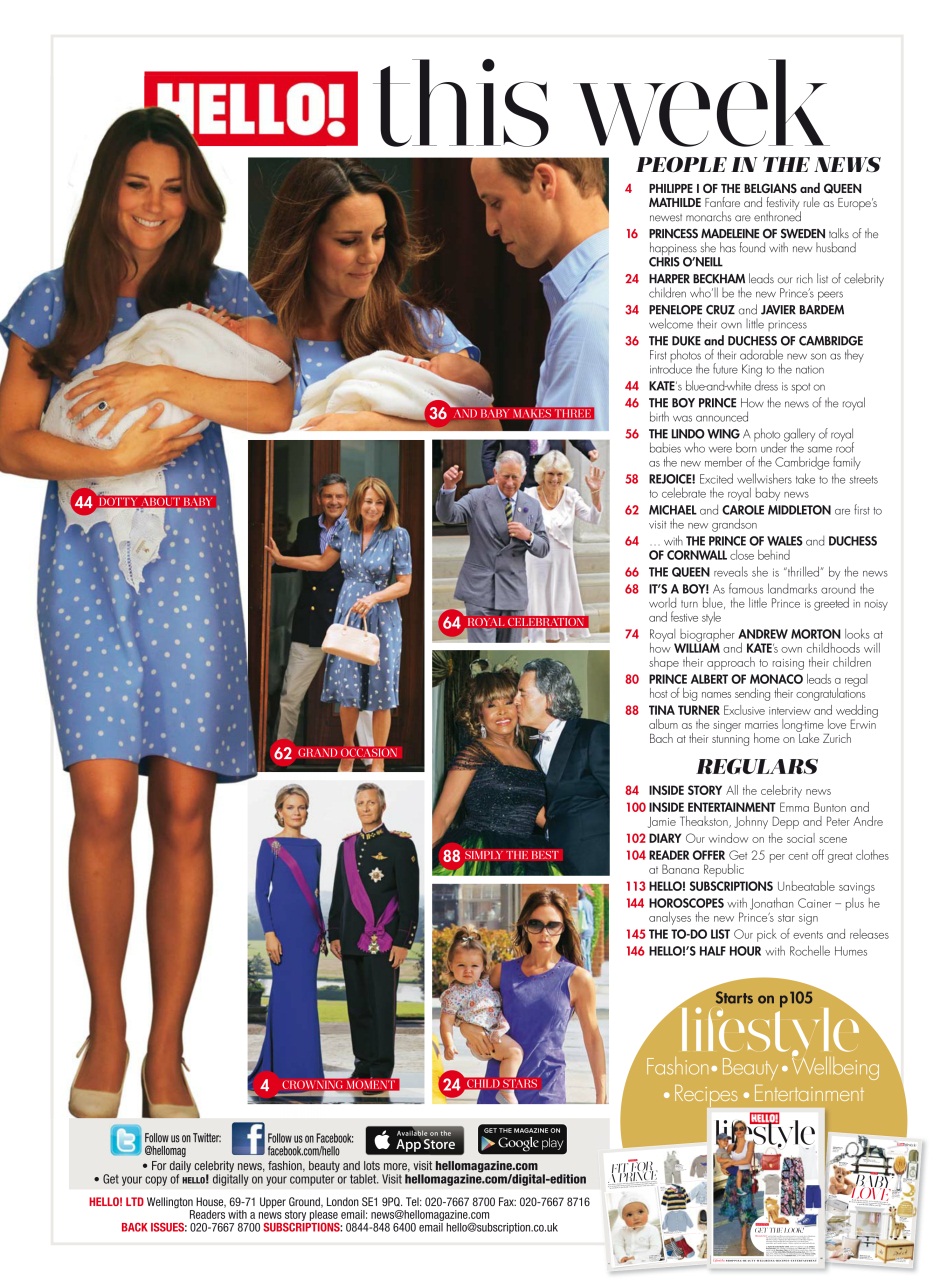 Hello! Magazine Preview Pages