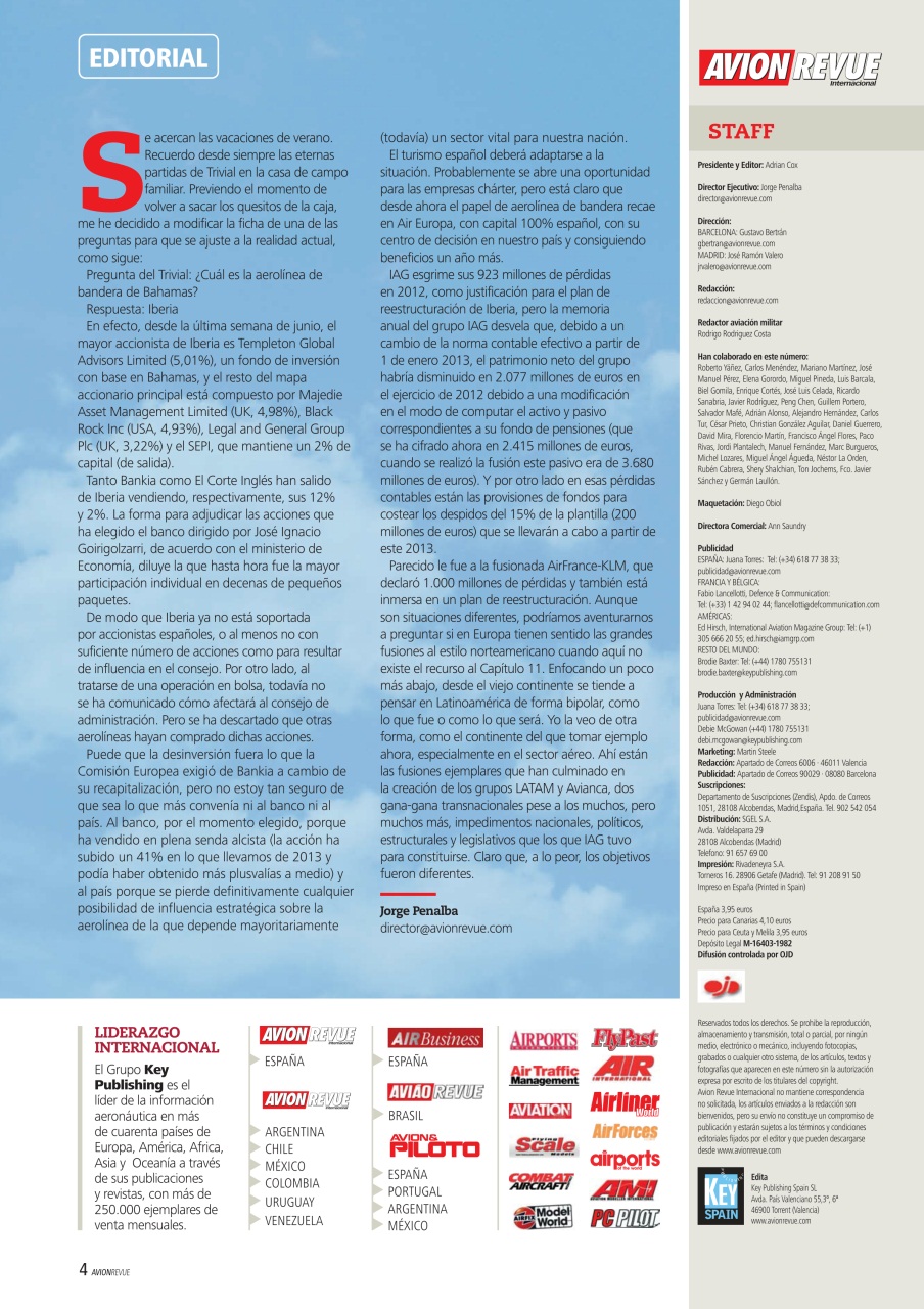 Avion Revue Internacional Preview Pages