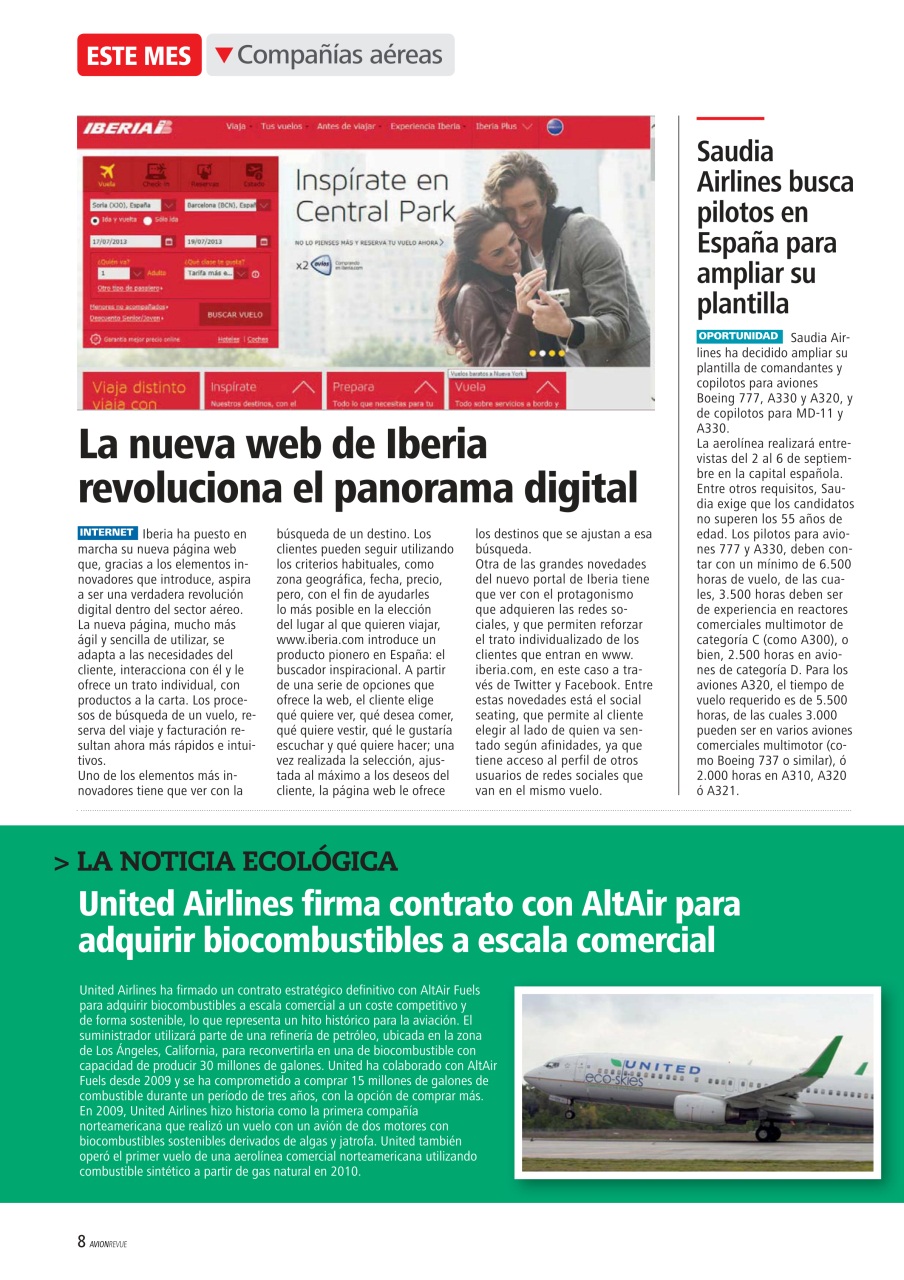 Avion Revue Internacional Preview Pages