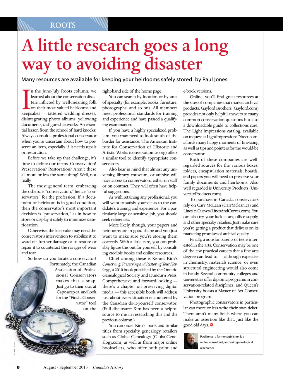 Canada's History Preview Pages