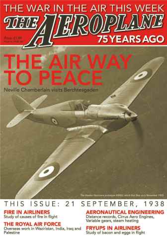 Aeroplane Weekly - The War in the Air 75 years ago issue *1 Munich Agreement