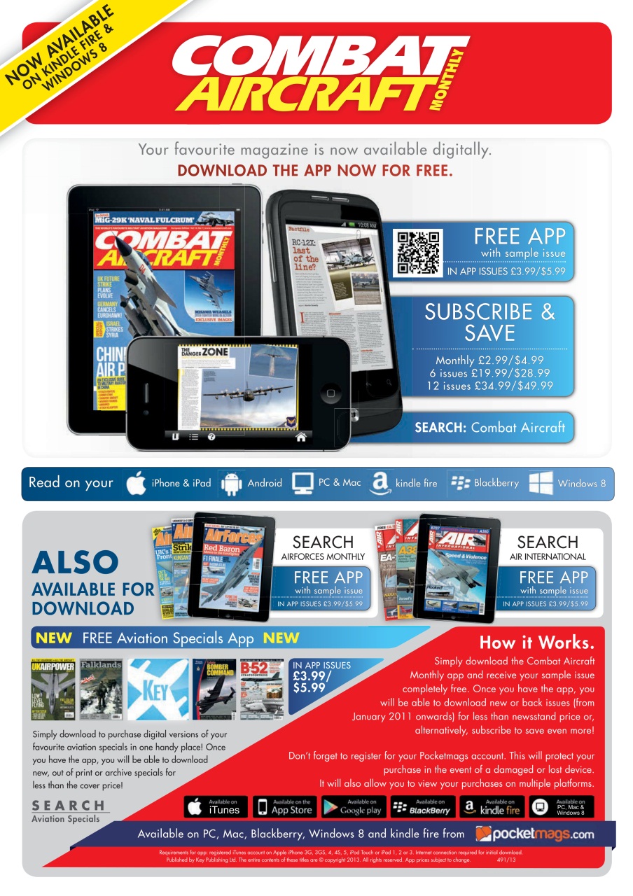 Combat Aircraft Journal Preview Pages