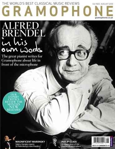 Gramophone issue August 2013