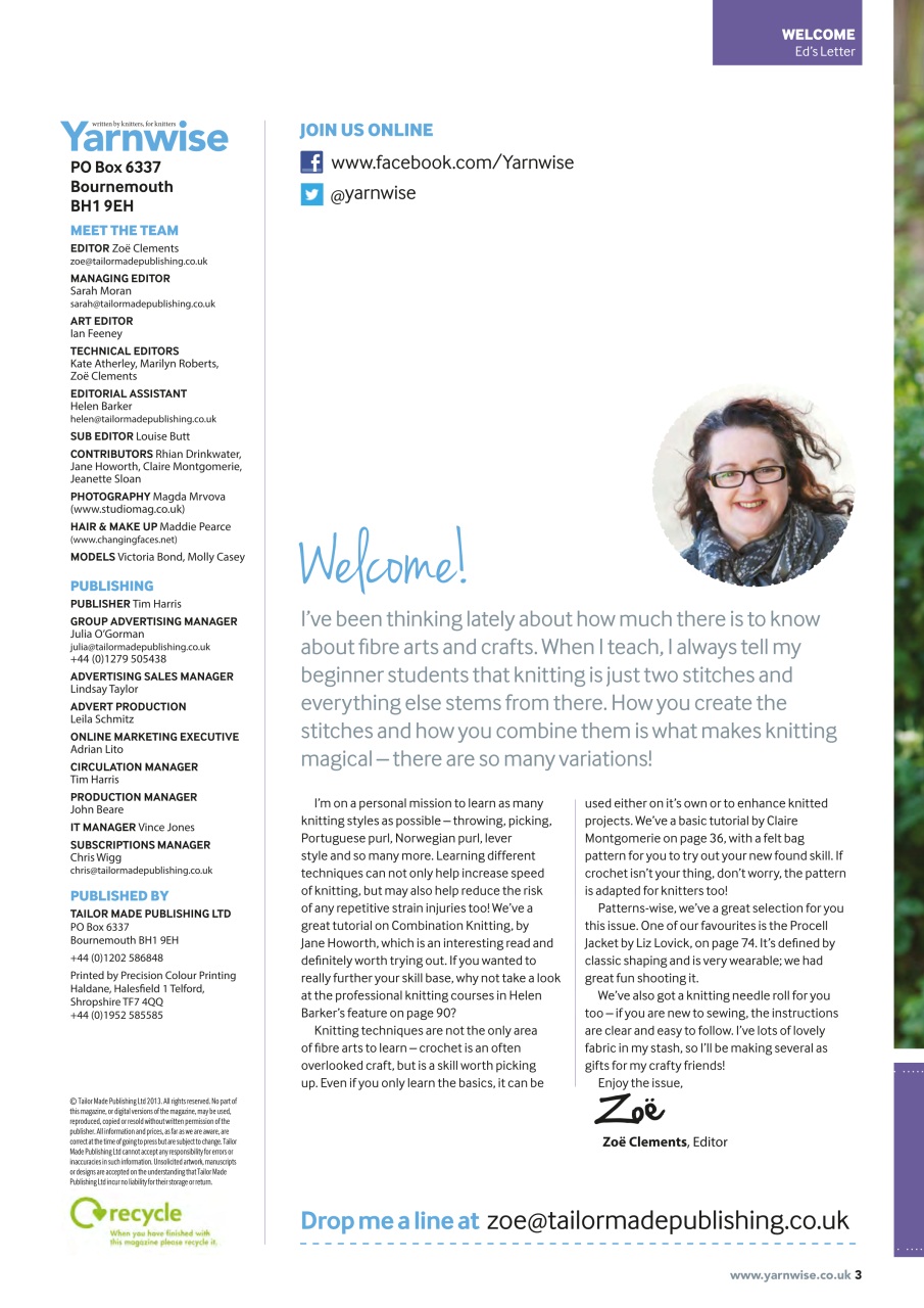 Yarnwise Preview Pages