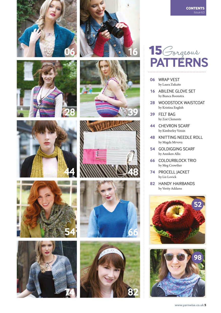 Yarnwise Preview Pages