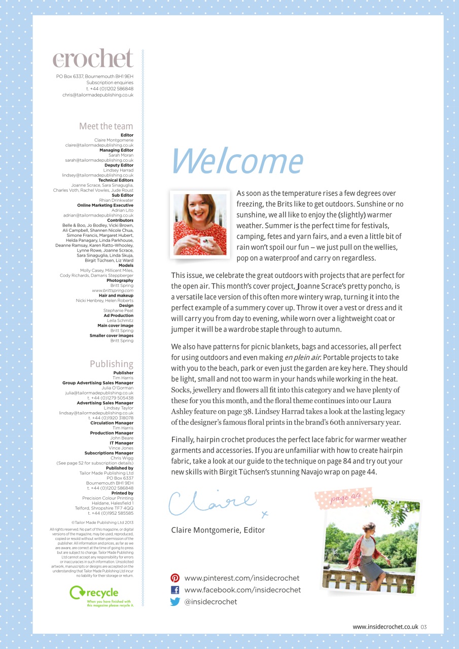 Inside Crochet Preview Pages