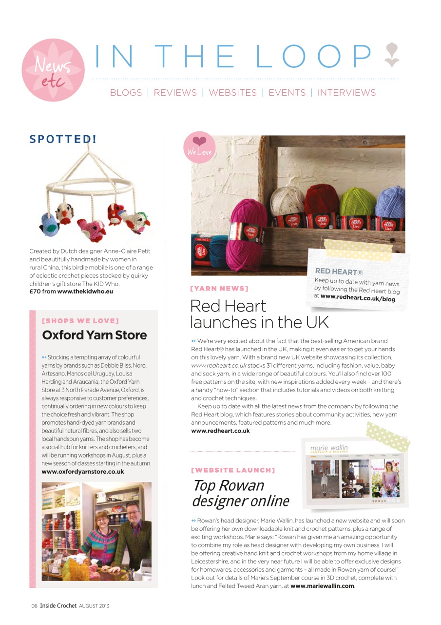 Inside Crochet Preview Pages