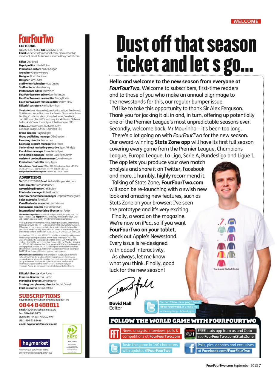 FourFourTwo Preview Pages