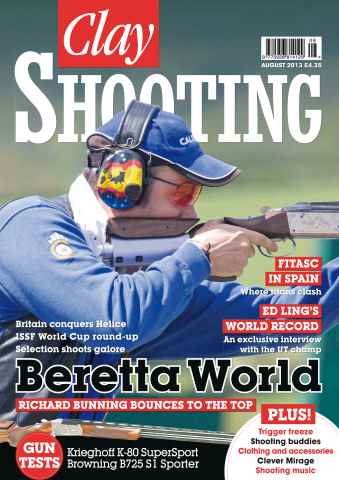 Clay Shooting issue August 2013