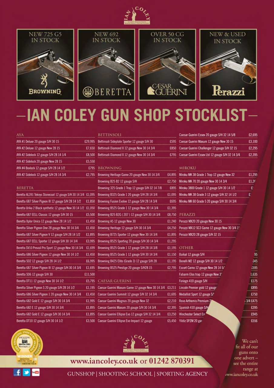 Clay Shooting Preview Pages