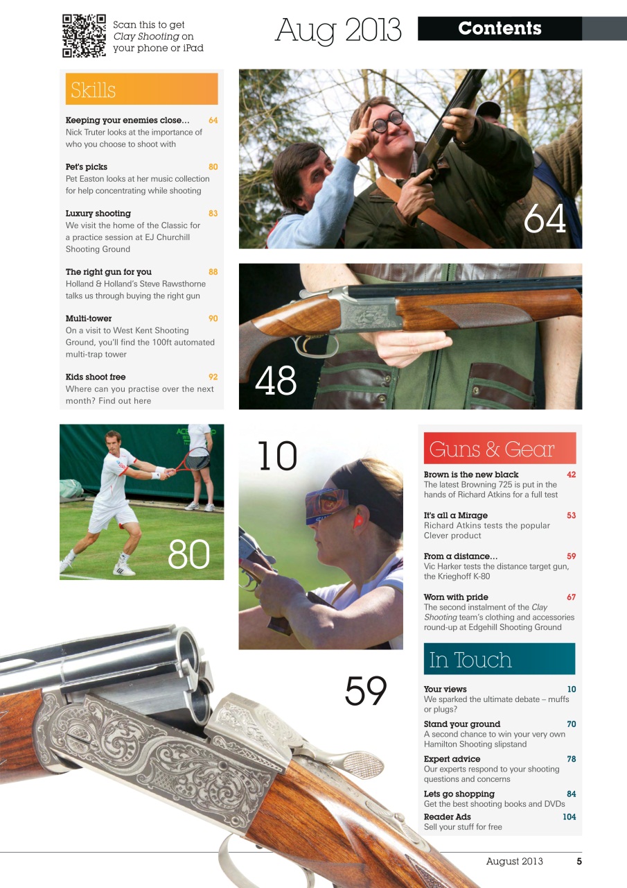 Clay Shooting Preview Pages