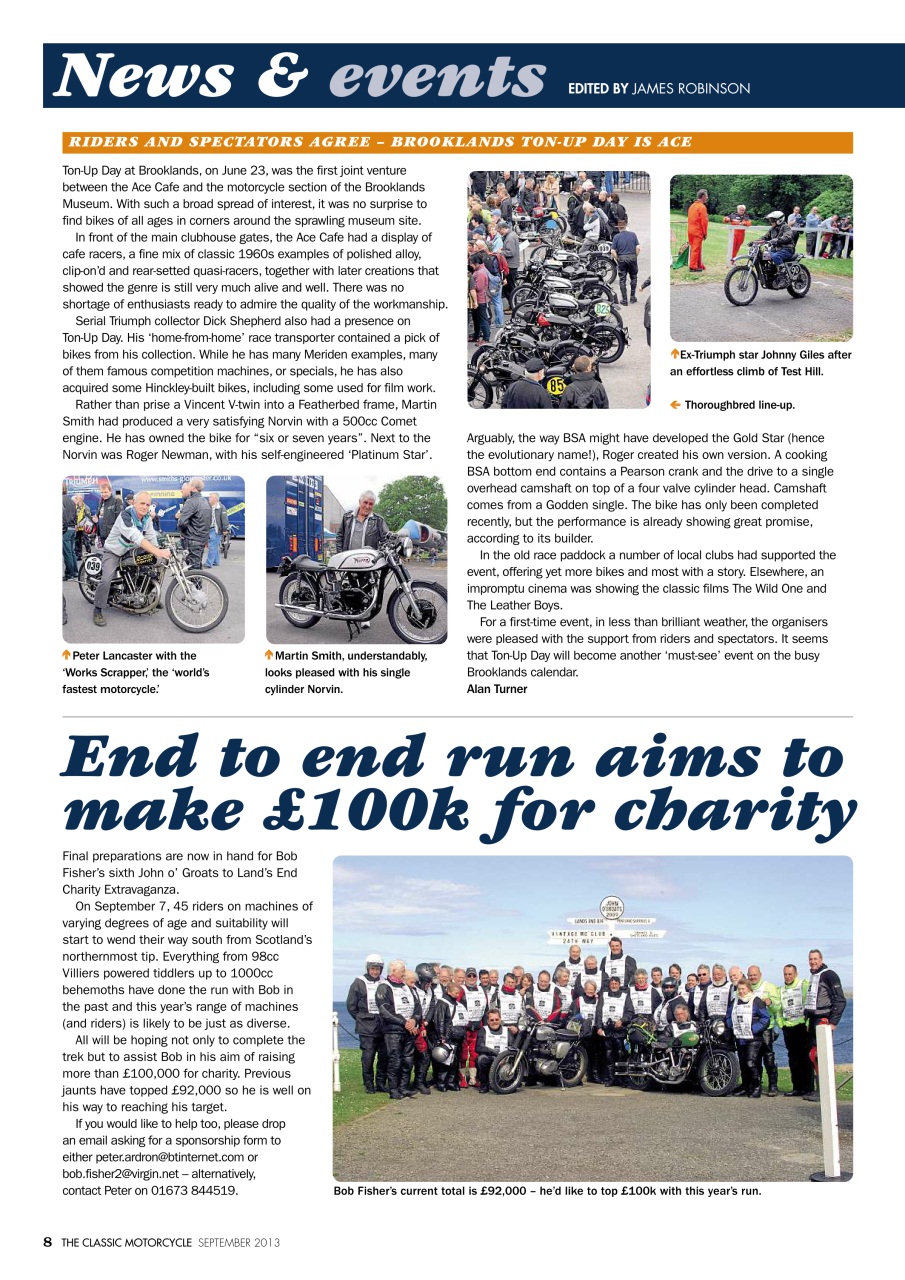 The Classic MotorCycle Preview Pages