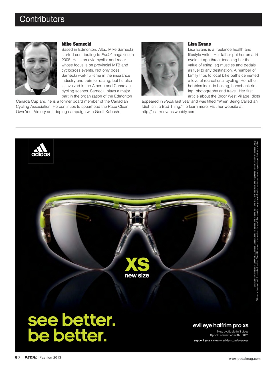 Pedal Magazine Preview Pages