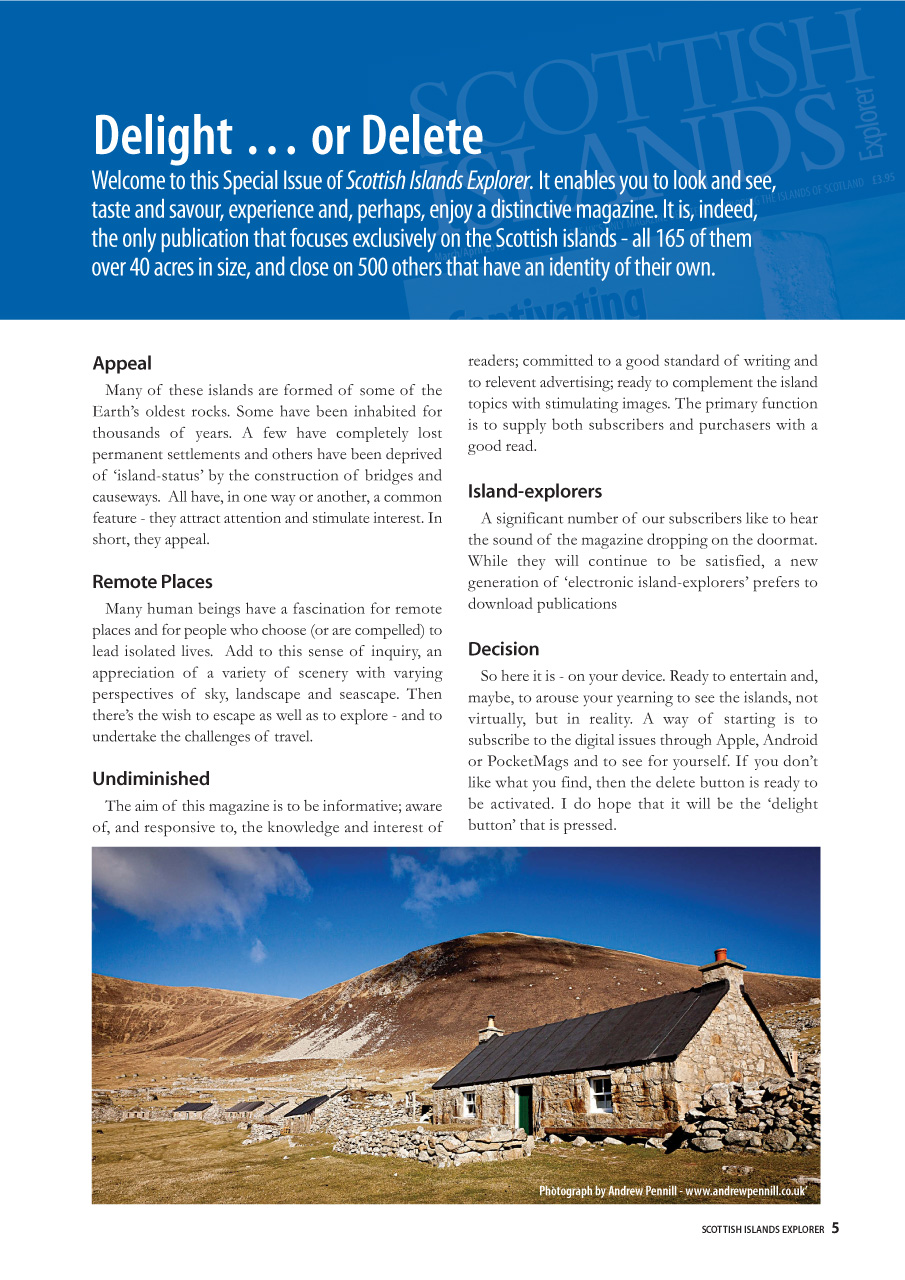 Scottish Islands Explorer Preview Pages